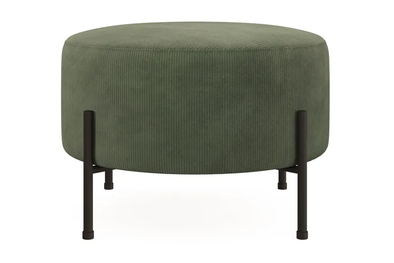 Menard Compact Sittpuff Rund 60 cm - Grön - Products - Möbler - Fåtölj & stolar - Pall & puff - Sittpuff