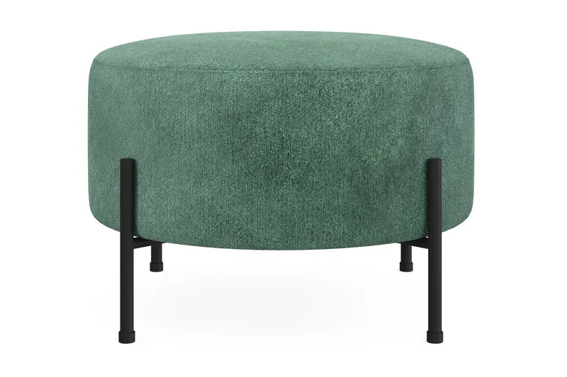 Menard Compact Sittpuff Rund 60 cm - Grön - Products - Möbler - Fåtölj & stolar - Pall & puff - Sittpuff