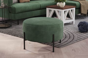 Menard Compact Sittpuff Rund 60 cm - Grön - Products - Möbler - Fåtölj & stolar - Pall & puff - Sittpuff