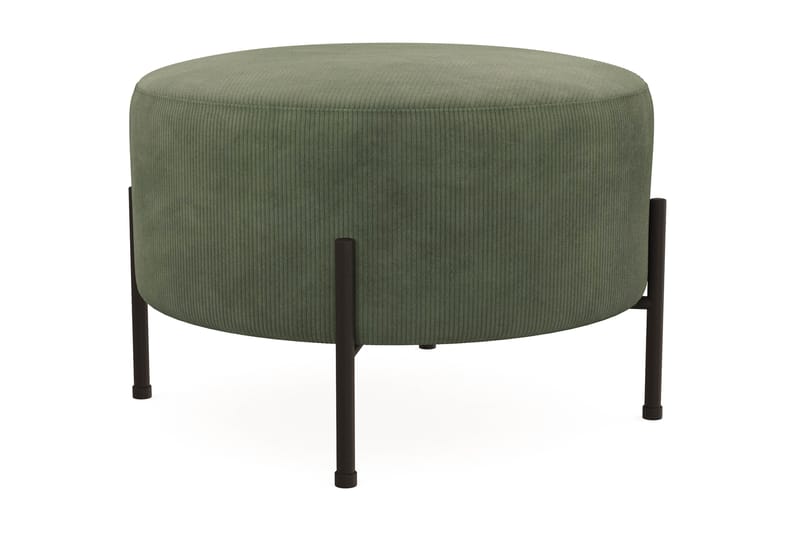 Menard Compact Sittpuff Rund 60 cm - Grön - Products - Möbler - Fåtölj & stolar - Pall & puff - Sittpuff