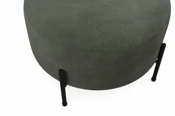 Menard Compact Sittpuff Rund 60 cm - Mörkgrön - Products - Möbler - Fåtölj & stolar - Pall & puff - Sittpuff