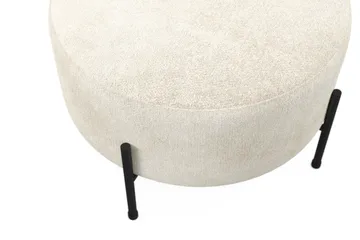 Menard Compact Sittpuff Rund 60 cm - Vit - Products - Möbler - Fåtölj & stolar - Pall & puff - Sittpuff
