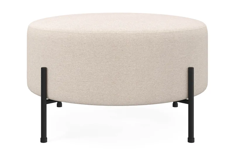 Menard Compact Sittpuff Rund 70 cm - Beige - Products - Möbler - Fåtölj & stolar - Pall & puff - Sittpuff
