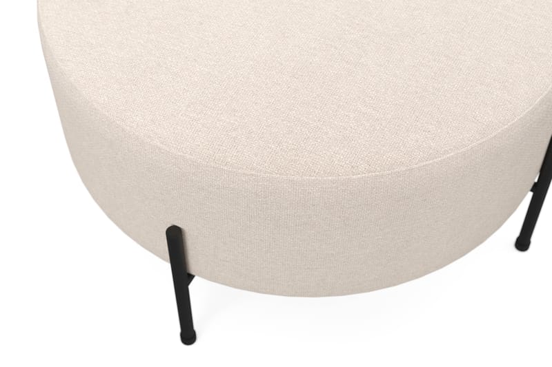 Menard Compact Sittpuff Rund 70 cm - Beige - Products - Möbler - Fåtölj & stolar - Pall & puff - Sittpuff