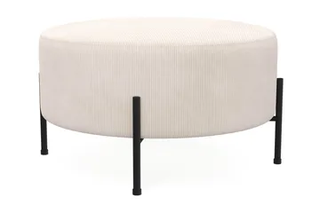 Menard Compact Sittpuff Rund 70 cm - Beige - Products - Möbler - Fåtölj & stolar - Pall & puff - Sittpuff