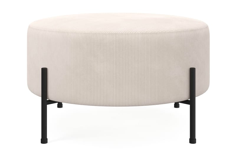 Menard Compact Sittpuff Rund 70 cm - Beige - Products - Möbler - Fåtölj & stolar - Pall & puff - Sittpuff