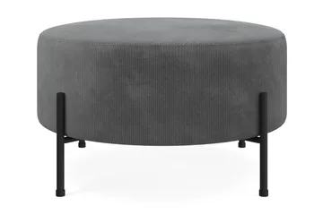 Menard Compact Sittpuff Rund 70 cm - Grå - Products - Möbler - Fåtölj & stolar - Pall & puff - Sittpuff