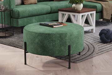 Menard Compact Sittpuff Rund 70 cm - Grön - Products - Möbler - Fåtölj & stolar - Pall & puff - Sittpuff