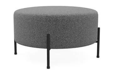 Menard Compact Sittpuff Rund 70 cm - Mörkgrå - Products - Möbler - Fåtölj & stolar - Pall & puff - Sittpuff