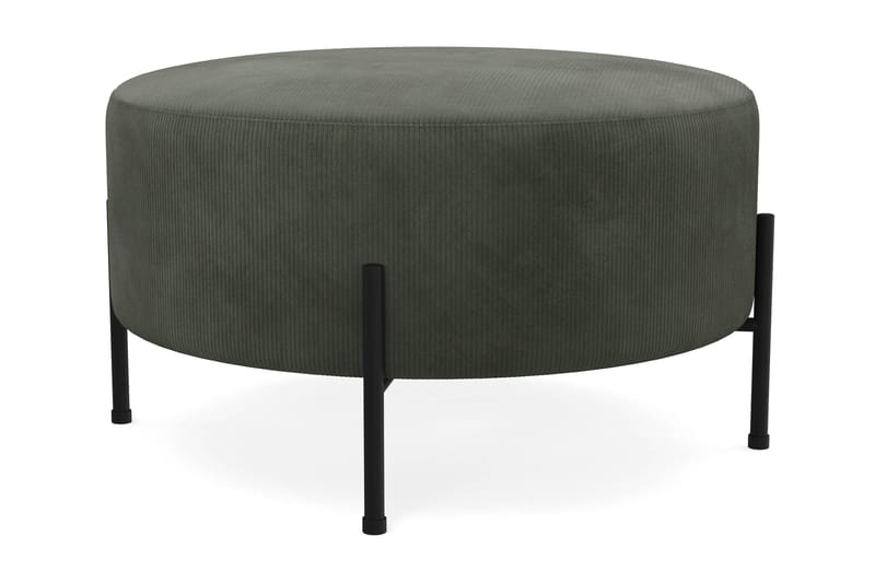 Menard Compact Sittpuff Rund 70 cm - Mörkgrön - Products - Möbler - Fåtölj & stolar - Pall & puff - Sittpuff