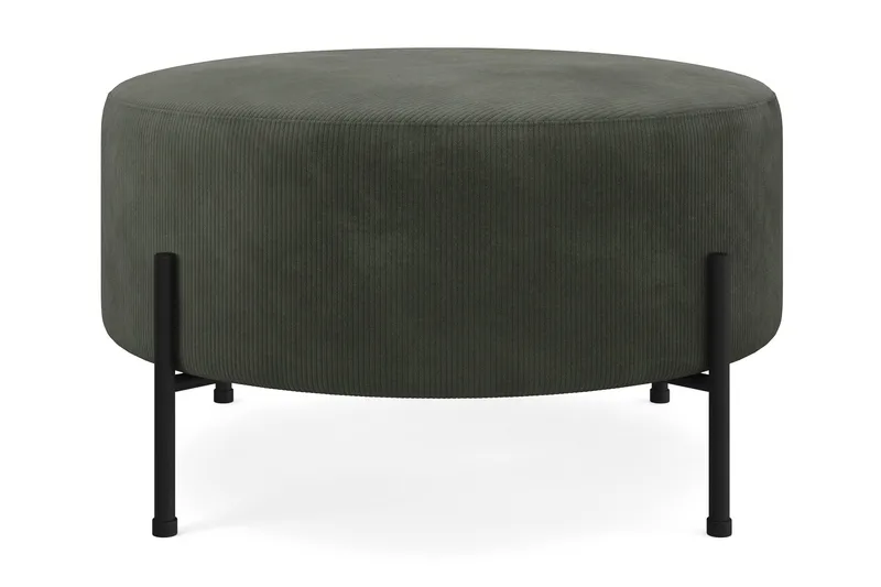 Menard Compact Sittpuff Rund 70 cm - Mörkgrön - Products - Möbler - Fåtölj & stolar - Pall & puff - Sittpuff
