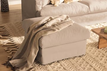 Menard Fotpall Tvättbar & avtagbar klädsel - Beige - Products - Möbler - Fåtölj & stolar - Pall & puff - Fotpallar