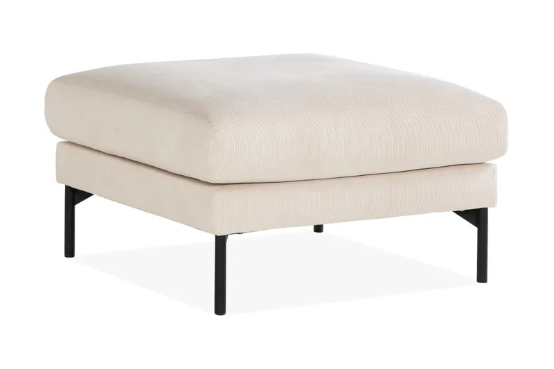 Menard Manchester Fotpall 87 cm Bred - Beige - Products - Möbler - Fåtölj & stolar - Pall & puff - Fotpallar