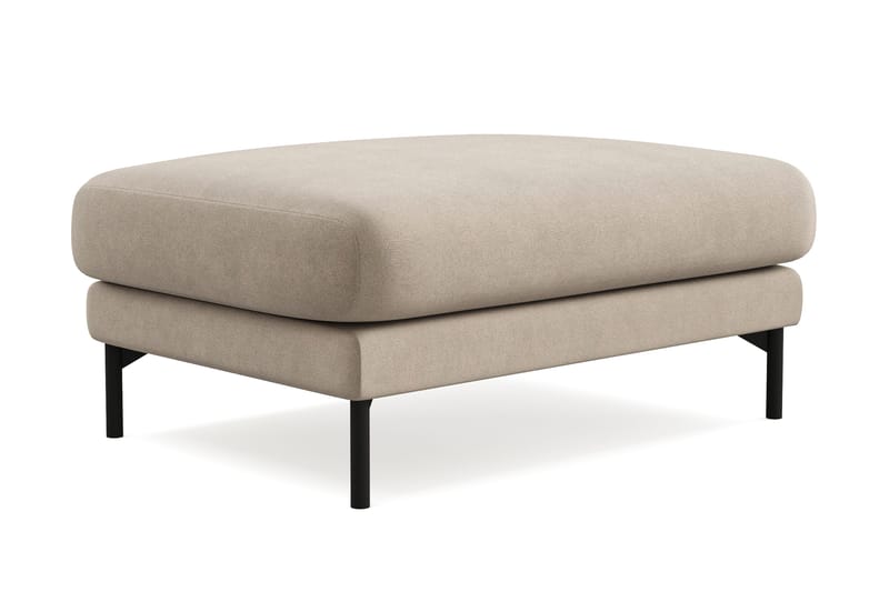 Menard Premium Fotpall i Tyg - Beige - Products - Möbler - Fåtölj & stolar - Pall & puff - Fotpallar