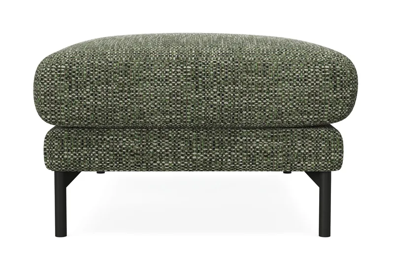 Menard Premium Fotpall i Chenille - Grön - Products - Möbler - Fåtölj & stolar - Pall & puff - Fotpallar