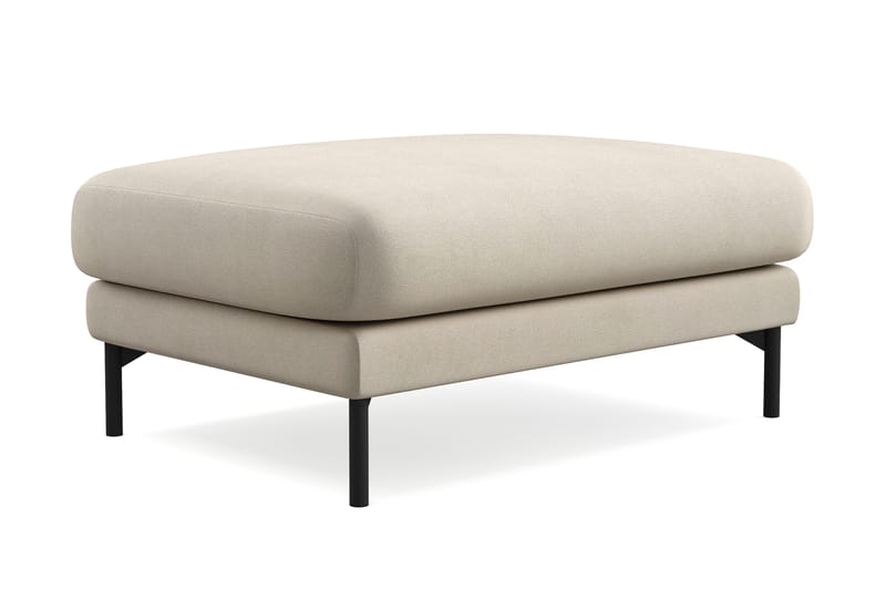 Menard Premium Fotpall i Tyg - Beige - Products - Möbler - Fåtölj & stolar - Pall & puff - Fotpallar
