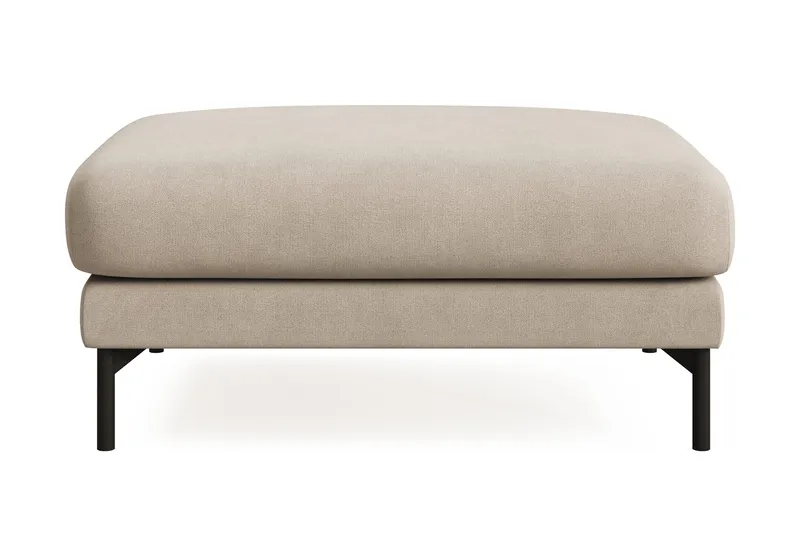 Menard Premium Fotpall i Tyg - Beige - Products - Möbler - Fåtölj & stolar - Pall & puff - Fotpallar
