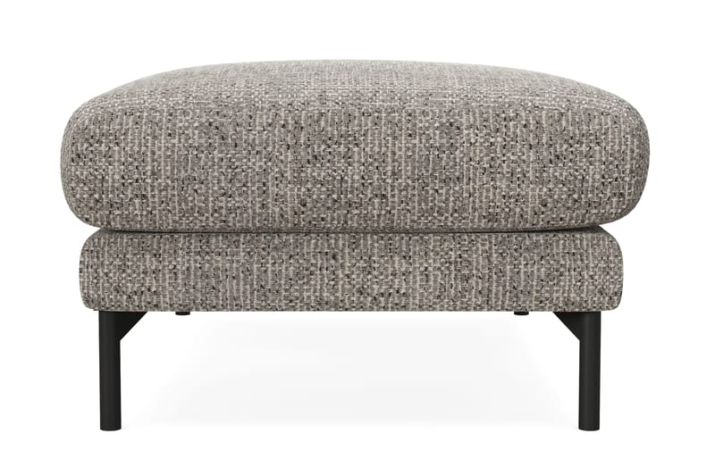 Menard Premium Fotpall i Chenille - Grå - Products - Möbler - Fåtölj & stolar - Pall & puff - Fotpallar