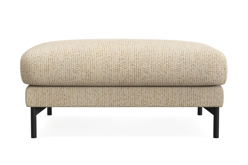 Menard Premium Fotpall i Chenille - Beige - Products - Möbler - Fåtölj & stolar - Pall & puff - Fotpallar
