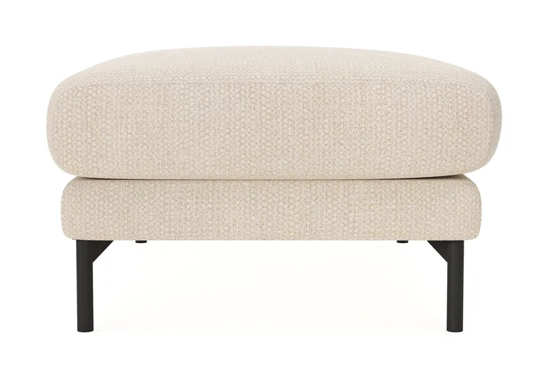 Menard Premium Fotpall i Chenille - Ljusbeige - Products - Möbler - Fåtölj & stolar - Pall & puff - Fotpallar