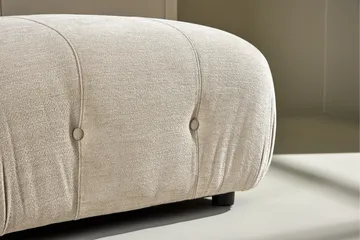 Mika Fotpallsmodul 94 cm - Beige - Products - Möbler - Fåtölj & stolar - Pall & puff - Fotpallar