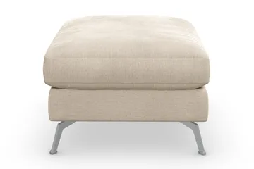 Ocean Lyx Fotpall - Beige/Sammet - Products - Möbler - Fåtölj & stolar - Pall & puff - Fotpallar