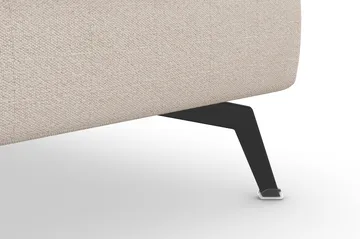 Ocean Lyx Fotpall - Beige/Svart - Products - Möbler - Fåtölj & stolar - Pall & puff - Fotpallar