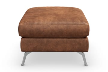 Ocean Lyx Fotpall - Brun/Läder - Products - Möbler - Fåtölj & stolar - Pall & puff - Fotpallar