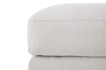 Ocean Lyx Fotpall - Linnebeige , Krom Ben - Products - Möbler - Fåtölj & stolar - Pall & puff - Fotpallar