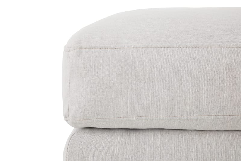 Ocean Lyx Fotpall - Linnebeige , Svarta Ben - Products - Möbler - Fåtölj & stolar - Pall & puff - Fotpallar
