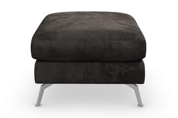 Ocean Lyx Fotpall - Mörkgrå/Sammet - Products - Möbler - Fåtölj & stolar - Pall & puff - Fotpallar