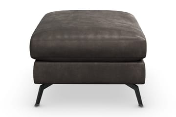 Ocean Lyx Fotpall - Svart/Läder - Products - Möbler - Fåtölj & stolar - Pall & puff - Fotpallar