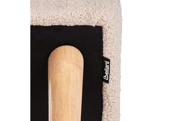 Pall Takoma Beige/ljust trä - Beige/ljust trä - Products - Möbler - Fåtölj & stolar - Pall & puff - Fotpallar