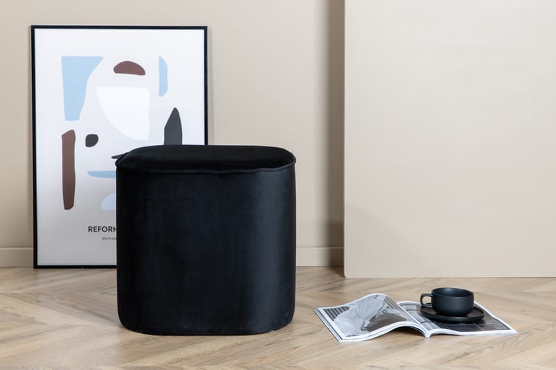Piff Sittpuff - Svart - Products - Möbler - Fåtölj & stolar - Pall & puff - Sittpuff