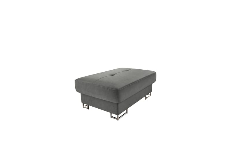 Reginia Fotpall 104 cm - Grå - Products - Möbler - Fåtölj & stolar - Pall & puff - Fotpallar