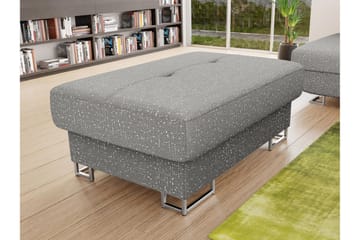 Reginia Fotpall 104 cm - Grå - Products - Möbler - Fåtölj & stolar - Pall & puff - Fotpallar