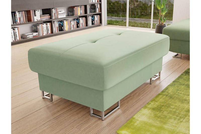 Reginia Fotpall 104 cm - Grön - Products - Möbler - Fåtölj & stolar - Pall & puff - Fotpallar