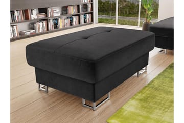 Reginia Fotpall 104 cm - Svart - Products - Möbler - Fåtölj & stolar - Pall & puff - Fotpallar