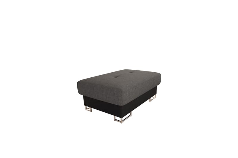 Reginia Fotpall 104 cm - Svart/Mörkgrå - Products - Möbler - Fåtölj & stolar - Pall & puff - Fotpallar