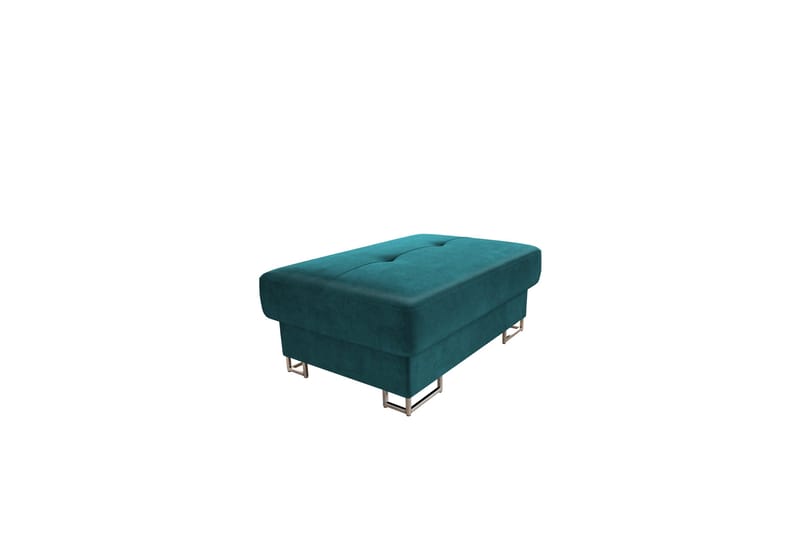 Reginia Fotpall 104 cm - Turkos - Products - Möbler - Fåtölj & stolar - Pall & puff - Fotpallar
