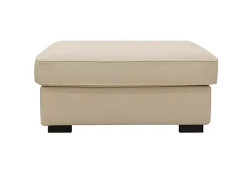 Rossita Fotpall i Bouclé - Beige - Products - Möbler - Fåtölj & stolar - Pall & puff - Fotpallar