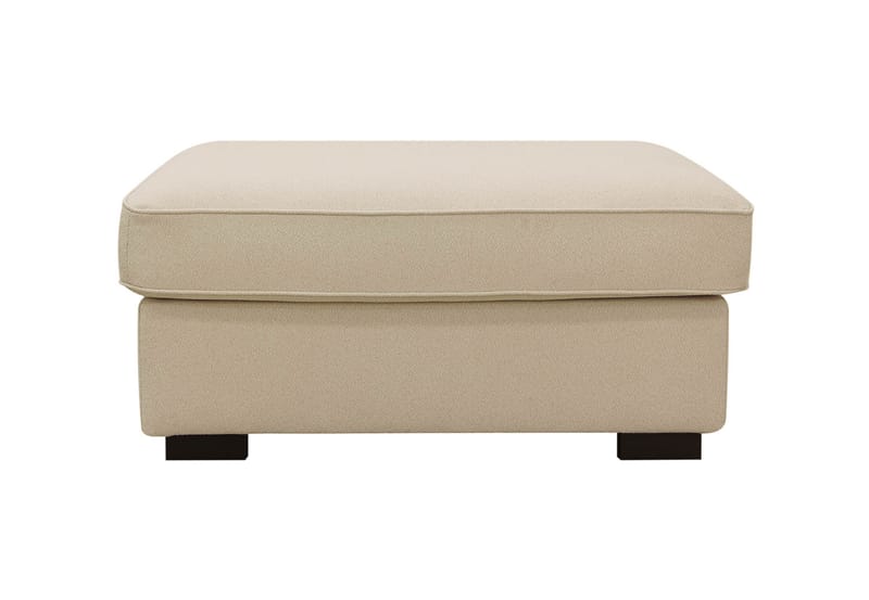 Rossita Fotpall i Bouclé - Beige - Products - Möbler - Fåtölj & stolar - Pall & puff - Fotpallar
