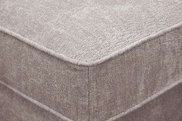Rossita Fotpall i chenille - Grå/Brun - Products - Möbler - Fåtölj & stolar - Pall & puff - Fotpallar
