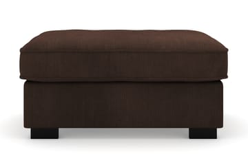 Rossita Fotpall i Manchester - Brun - Products - Möbler - Fåtölj & stolar - Pall & puff - Fotpallar