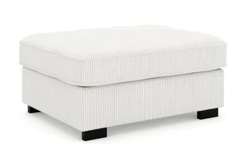 Rossita Fotpall i Manchester - Offwhite - Products - Möbler - Fåtölj & stolar - Pall & puff - Fotpallar