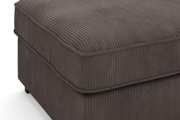 Rossita Fotpall i Manchester - Taupe - Products - Möbler - Fåtölj & stolar - Pall & puff - Fotpallar