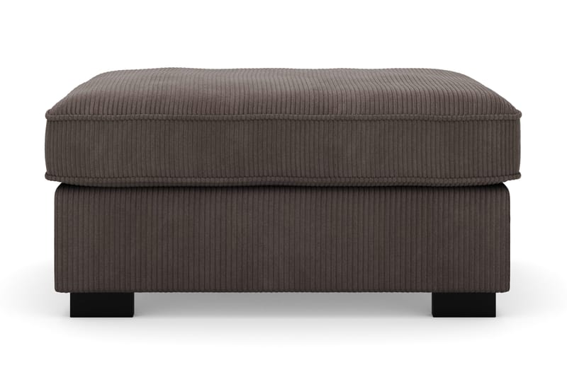 Rossita Fotpall i Manchester - Taupe - Products - Möbler - Fåtölj & stolar - Pall & puff - Fotpallar