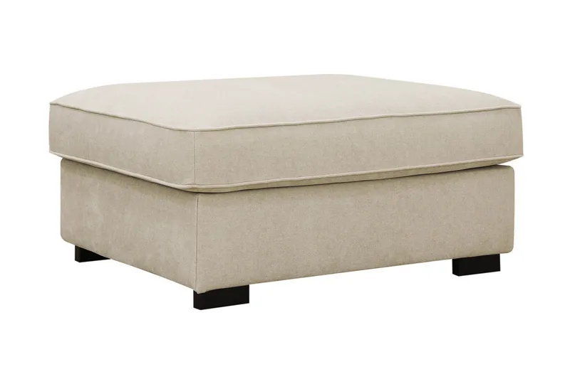 Rossita Fotpall i tyg - Beige - Products - Möbler - Fåtölj & stolar - Pall & puff - Fotpallar