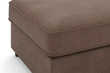 Rossita Fotpall i Tyg - Brun - Products - Möbler - Fåtölj & stolar - Pall & puff - Fotpallar