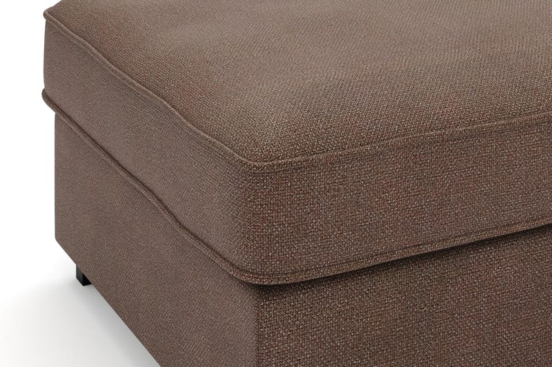 Rossita Fotpall i Tyg - Brun - Products - Möbler - Fåtölj & stolar - Pall & puff - Fotpallar